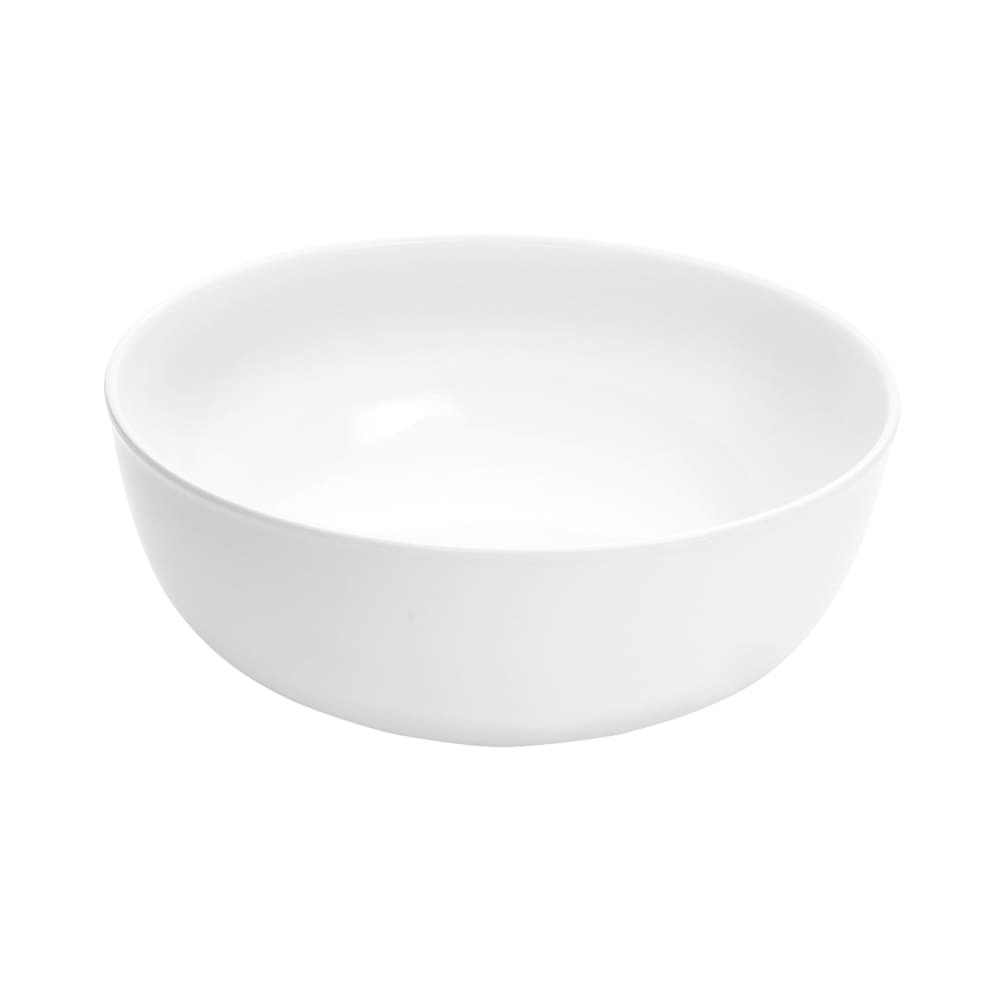 Cal-Mil SR851 7 qt Round Melamine Serving Bowl, White