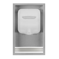 American Dryer Recess Kit - Seamless Design, Stainless (ADA-RK) thumbnail 2
