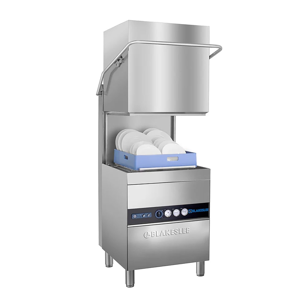 Blakeslee D-18-1 High Temp Door Type Dishwasher w/ 30 Racks/hr Capacity - Built-in Booster, 220-240v/1ph