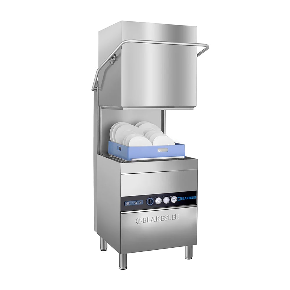 Blakeslee D-18-3 High Temp Door Type Dishwasher w/ 30 Racks/hr Capacity - Built-in Booster, 220-240v/3ph
