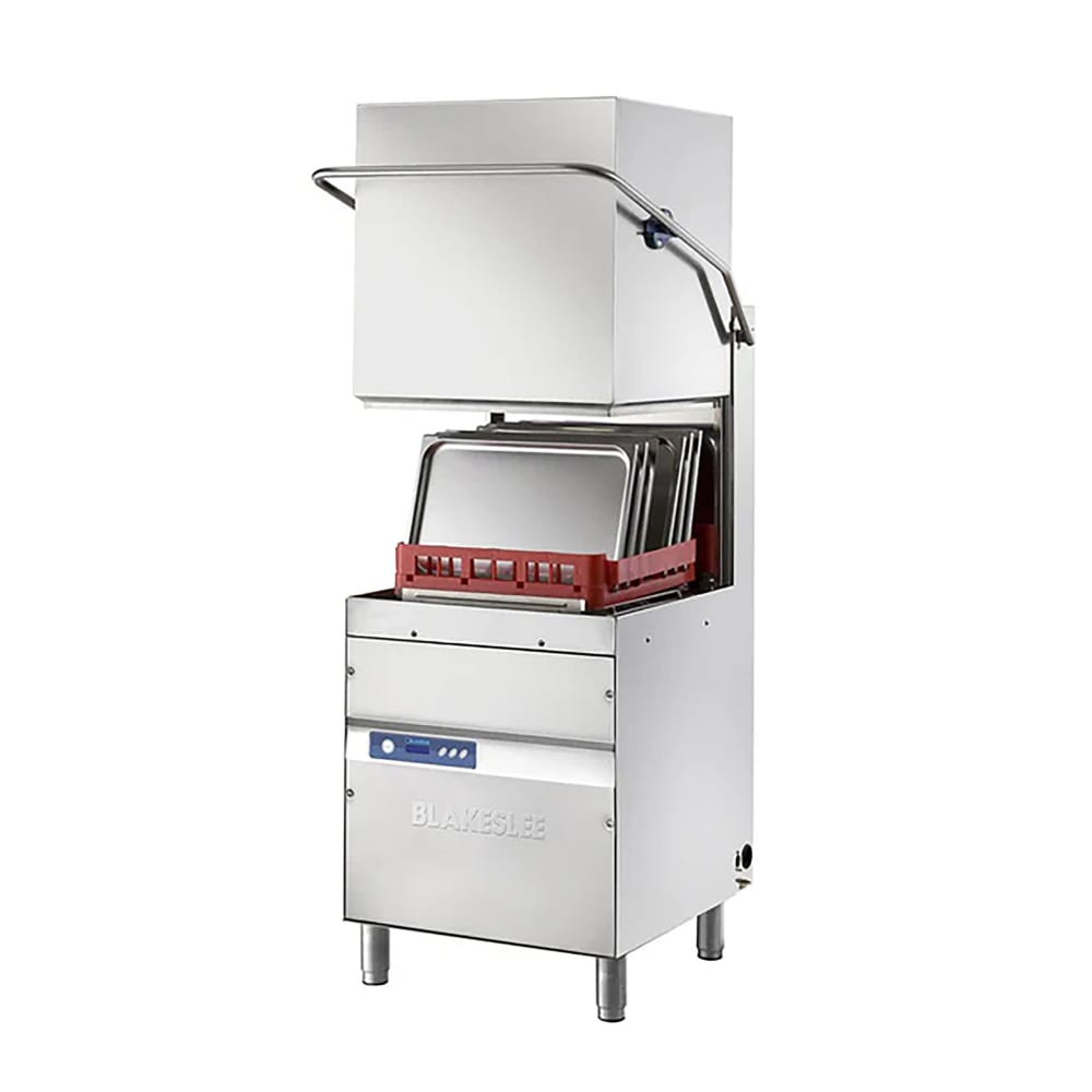 Blakeslee D-18D-3 High Temp Door Type Dishwasher w/ 30 Racks/hr Capacity - Built-in Booster, 220-240v/3ph