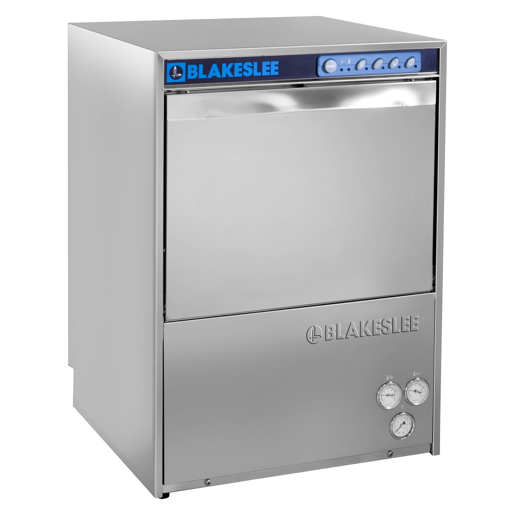 Blakeslee UC-18-1 High Temp Rack Undercounter Dishwasher - (30) Racks/hr Capacity, 220-240v/1ph