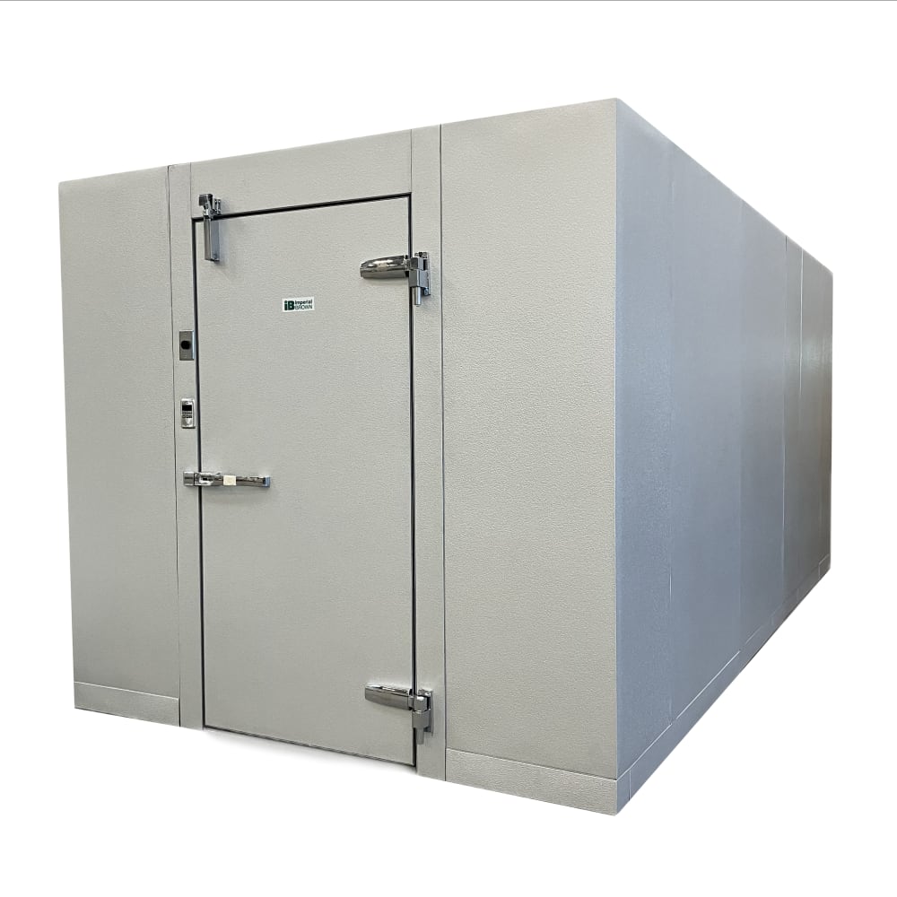 Imperial Brown 10' x 12' Indoor Walk-In Cooler w/ Top-Mounted Compressor - Floor (IB1012C)
