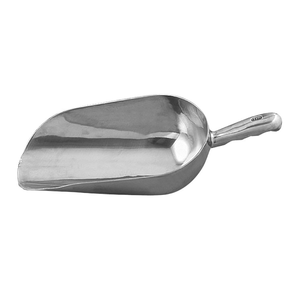Browne Scoop, 38 4/5 oz, 9 x 4 3/4 in, DieCast Aluminum, Finger Groove Handle (575403)