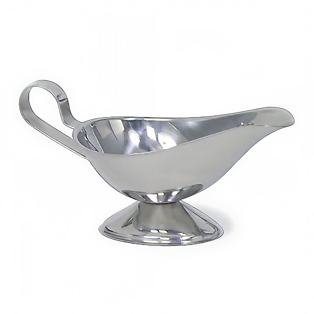 Browne Gravy Boat, 8 oz, Stainless Steel, Gadroon Base (515061)