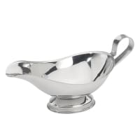 Browne Gravy Boat, 8 oz, Stainless Steel, Gadroon Base (515061) thumbnail 2