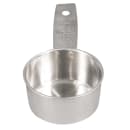 Browne 1/4 Measuring Cup w/ Graduated Inside & Out, Solid Handle, Stainless (1190MC-025) thumbnail 4