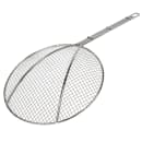 Browne 9" Round Skimmer w/ Long Hooked Handle, Square Mesh (1309T) thumbnail 4