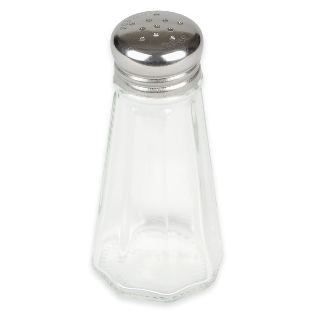 Browne 3 oz Salt/Pepper Shaker - Glass, 4 3/5"H (571934)
