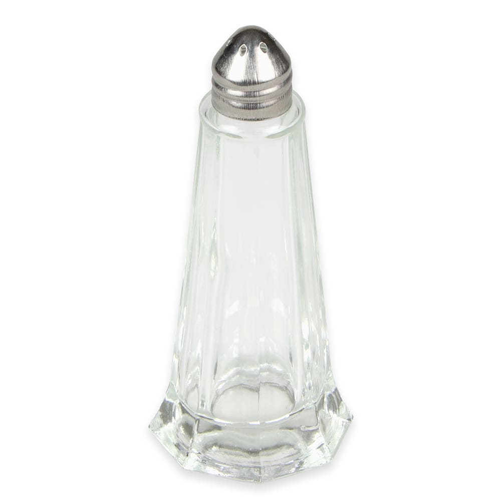 Browne 1 oz Salt/Pepper Shaker - Glass, 4 1/2"H (575182)