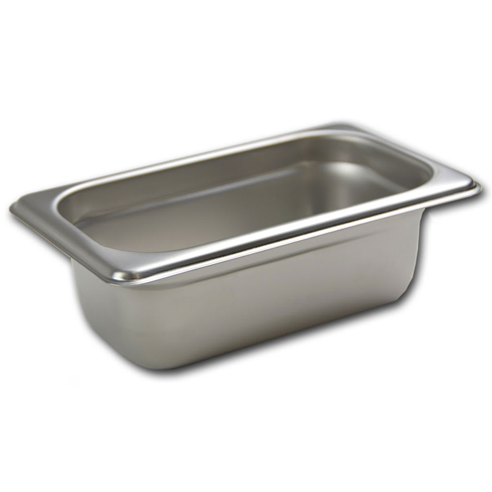 Browne Ninth Size Steam Pan, Stainless (22192)