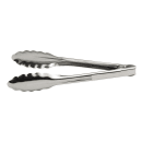 Browne 9 1/2"L Stainless Utility Tongs (57547) thumbnail 2