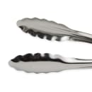 Browne 9 1/2"L Stainless Utility Tongs (57547) thumbnail 3