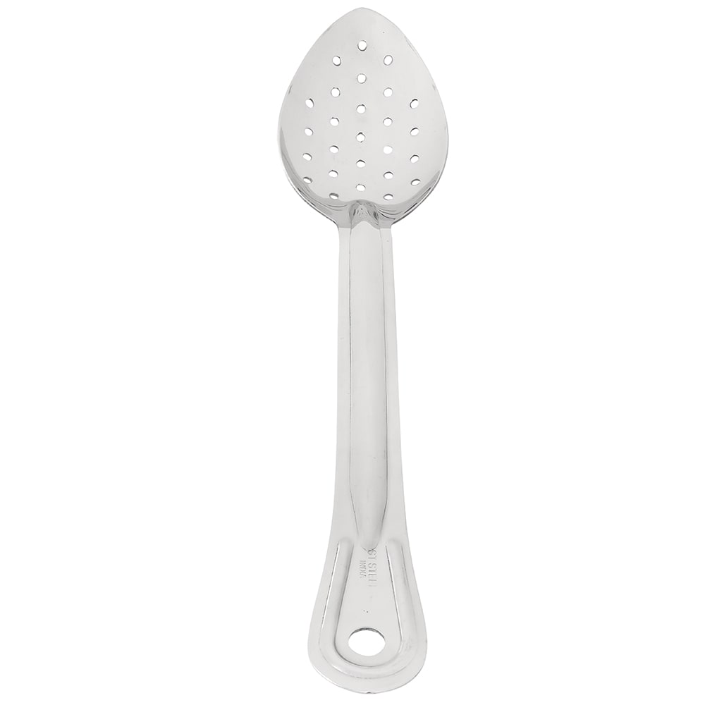 Browne 13" Perforated Heavy Stainless Serving Spoon w/ Mirror Finish (2762)