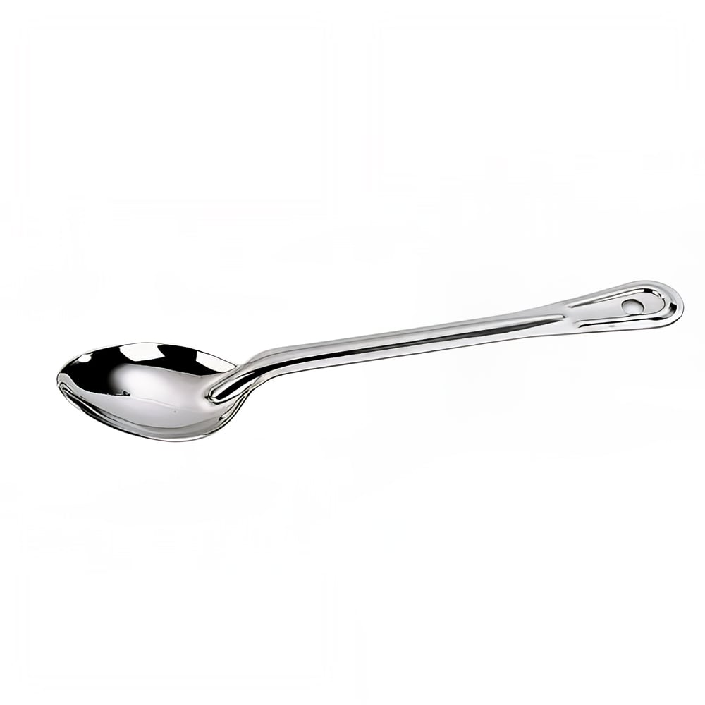 Browne 15" Solid Stainless Serving Spoon w/ Grooved Handle (2770)