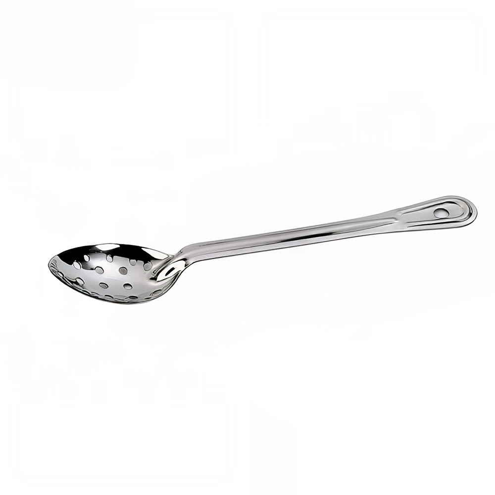 Browne 15" Perforated Heavy Stainless Serving Spoon w/ Mirror Finish (2772)