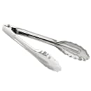 Browne 7" Stainless Utility Tongs (57536) thumbnail 3