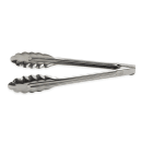 Browne 9 1/2"L Stainless Utility Tongs (57527) thumbnail 2