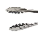 Browne 9 1/2"L Stainless Utility Tongs (57527) thumbnail 3