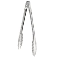 Browne 9 1/2"L Stainless Utility Tongs (57527) thumbnail 5