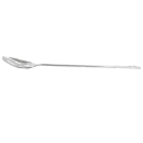 Browne 15" Slotted Serving Spoon w/ Grooved Handle, Medium Stainless (572153) thumbnail 3