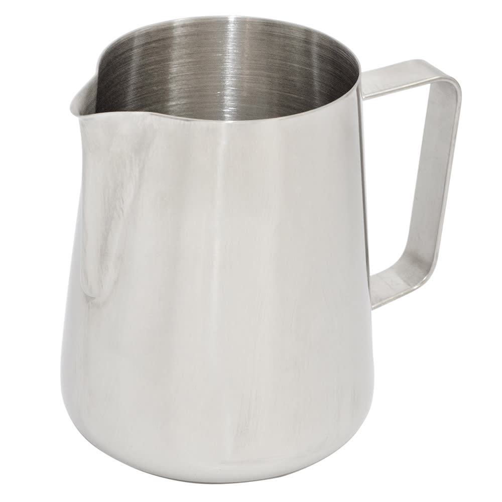 Browne 20 oz Contemporary Creamer - Mirrored Stainless Steel, Silver (515009)