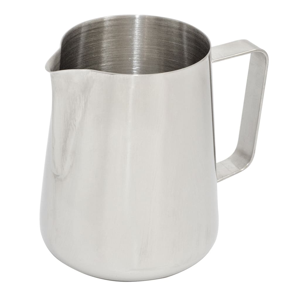 Browne 1 1/2 qt Contemporary Creamer - Mirrored Stainless Steel, Silver (515012)