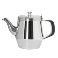 Browne 32 oz Stackable Teapot - 18/8 Stainless Steel (515153) thumbnail 2