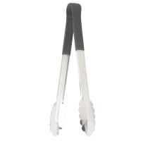 Browne 16"L Stainless Utility Tongs, Black (5513BK) thumbnail 2