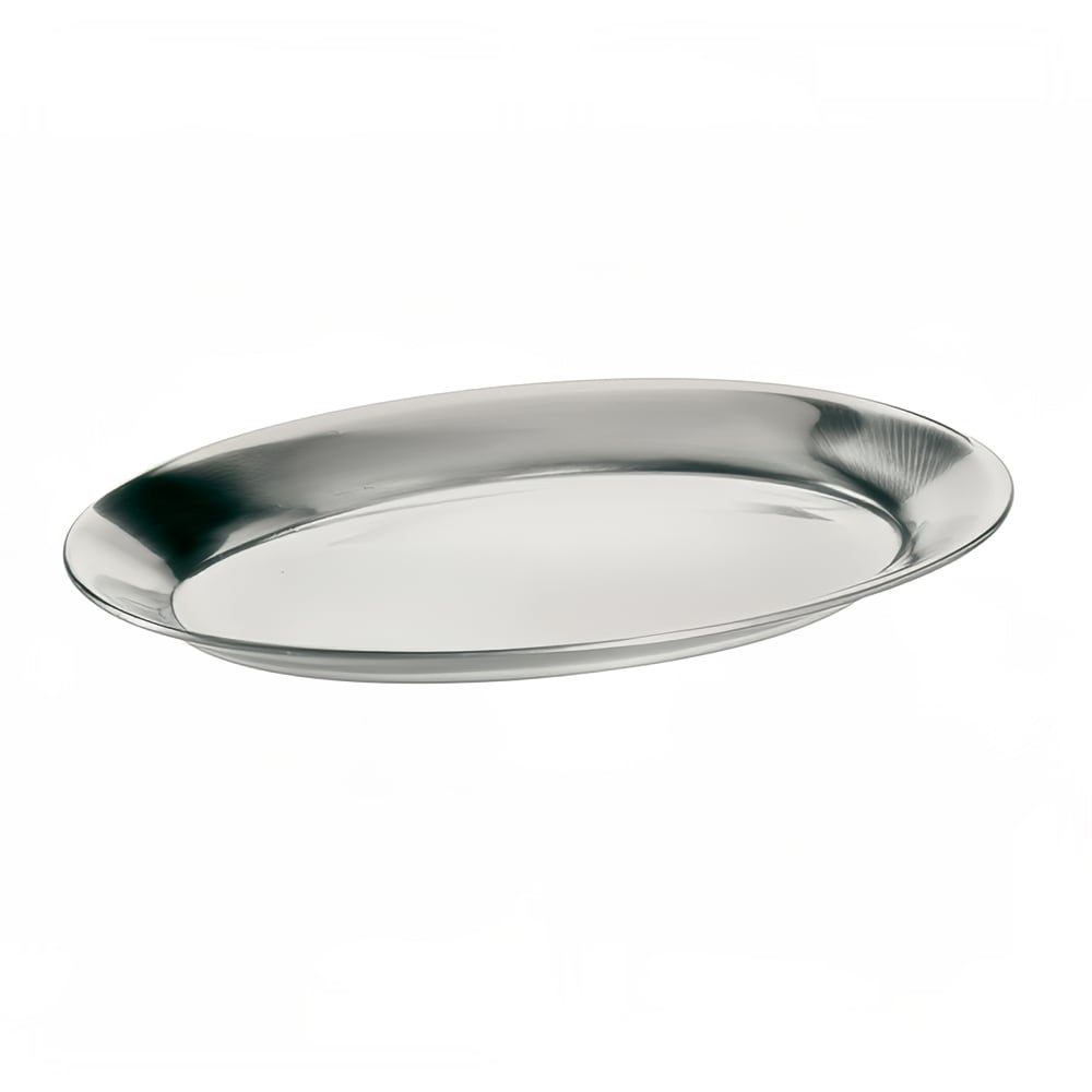 Browne Steak Platter, Aluminum, 7 x 10 1/2 in, Mirror Finish (5811561)