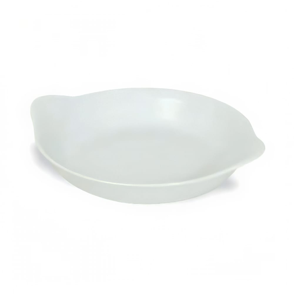 Browne 10 oz. Round, Porcelain Au Gratin Dish, White (564010W)