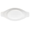 Browne 8 oz. Porcelain, Oval, Lasagna Baking Dish, White (564011) thumbnail 3