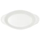 Browne 12 oz. Porcelain, Oval, Lasagna Baking Dish, White (564012W) thumbnail 2