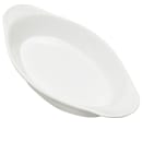 Browne 12 oz. Porcelain, Oval, Lasagna Baking Dish, White (564012W) thumbnail 3