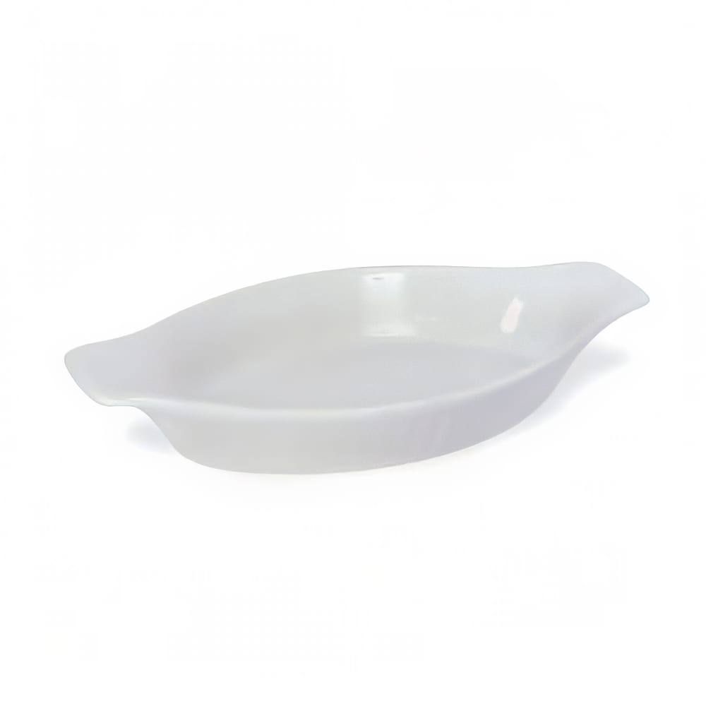 Browne 16 oz. Porcelain, Oval, Lasagna Baking Dish, White (564014)