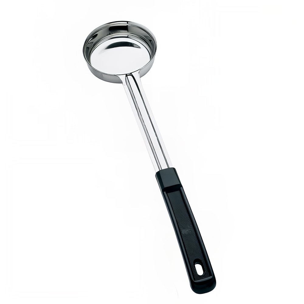 Browne 3 oz Spoodle - Solid, Stainless Steel, Black Plastic Handle (5757230)
