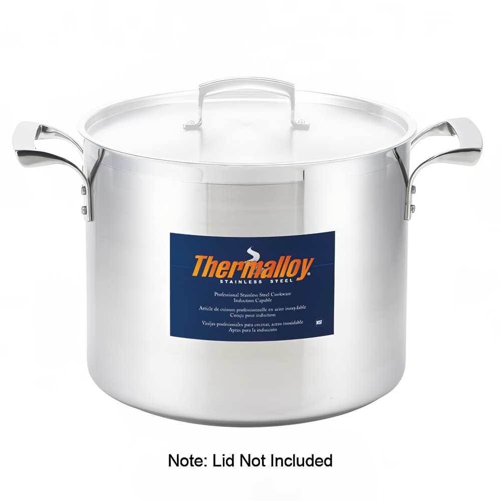 Browne 80 qt Stainless Steel Stock Pot - Induction Ready (5723980)