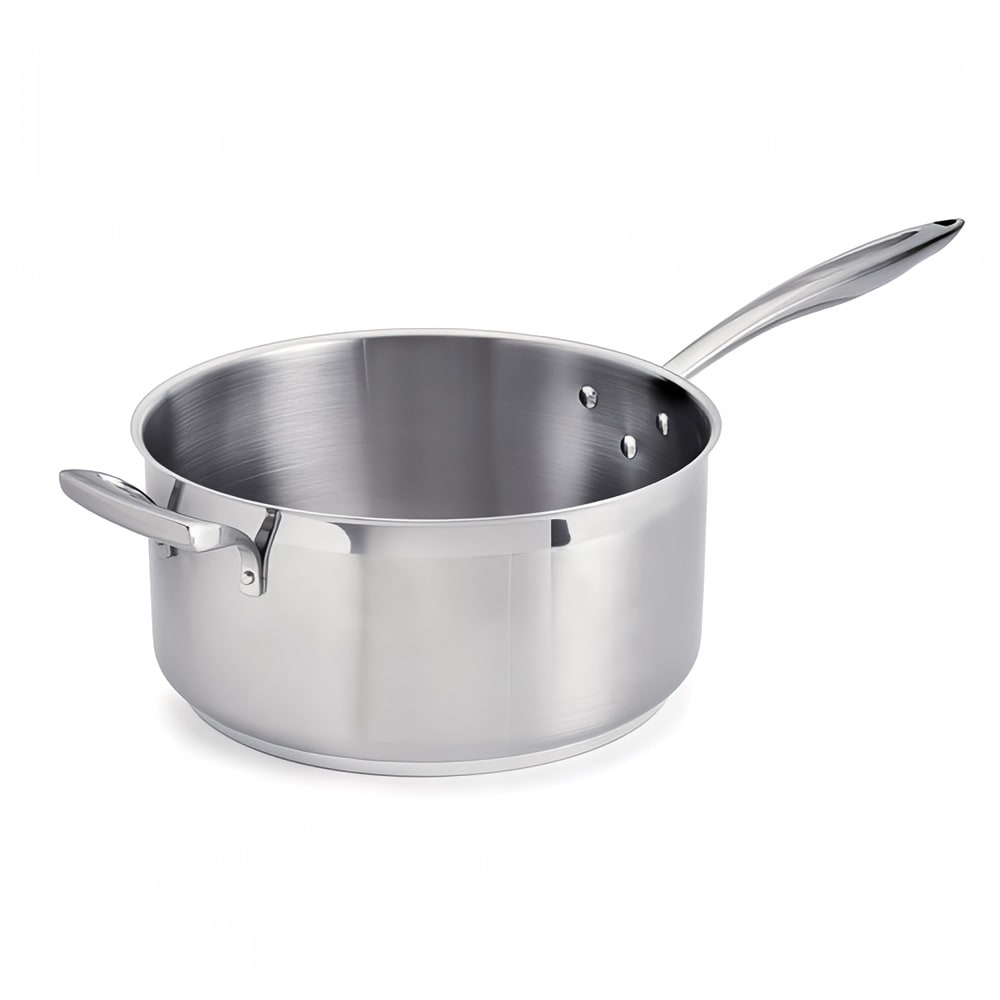 Browne 8 qt Stainless Steel Saucepan w/ Hollow Metal Handle (5724166)
