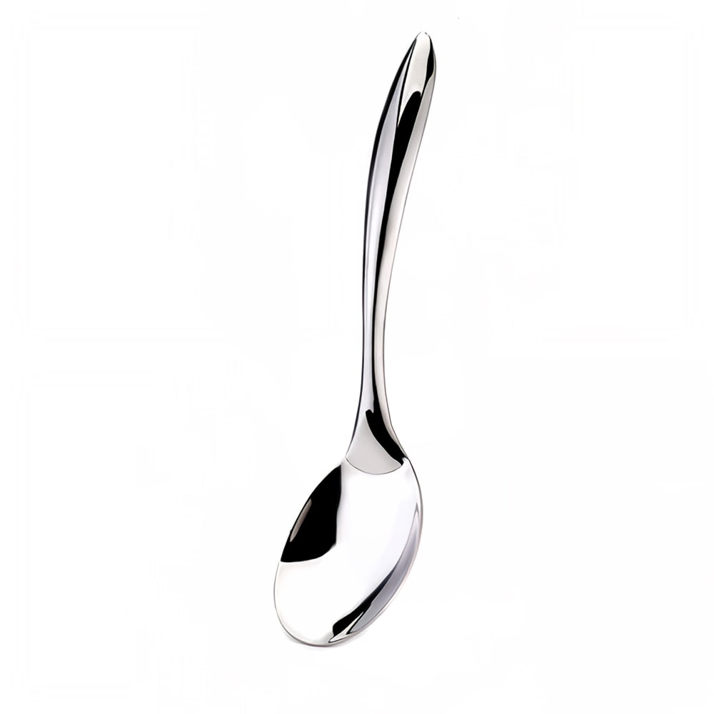 Browne Eclipse Serving Spoon, 10 in, Solid, Ergonomic, 18/8 Stainless Steel (573180)