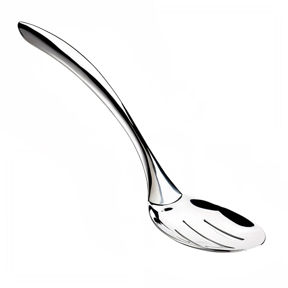 Browne Eclipse Serving Spoon, 10 in, Slotted, Ergonomic, 18/8 Stainless Steel (573181)