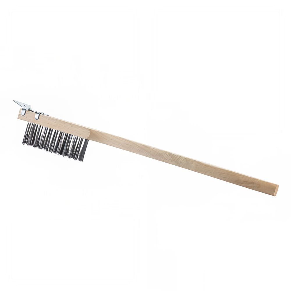 Browne Wire Brush With Scraper, Long Handle (574267)