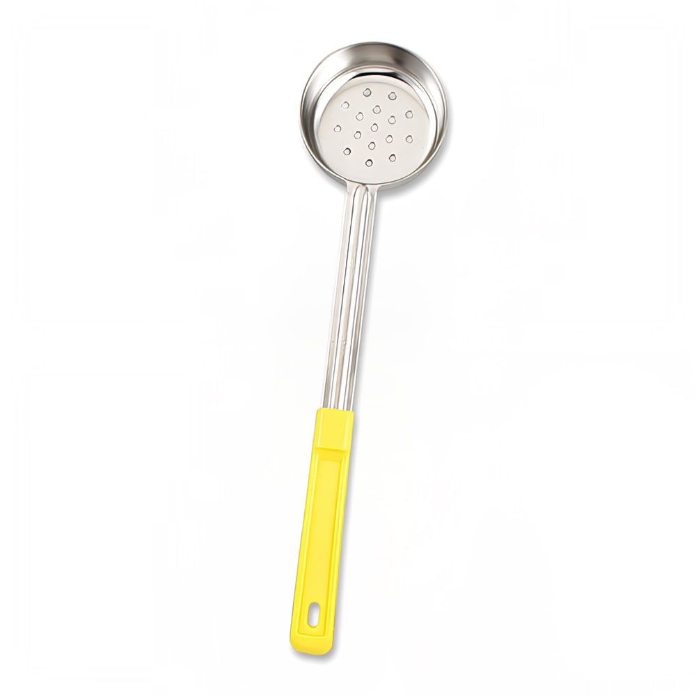 Browne 5 oz Perforated Food Portioner, Grooved Yellow Plastic Handle (5757451)