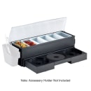 Browne (6) Compartment Bar Garnish Tray - Flat Hinged Lid (574875) thumbnail 2