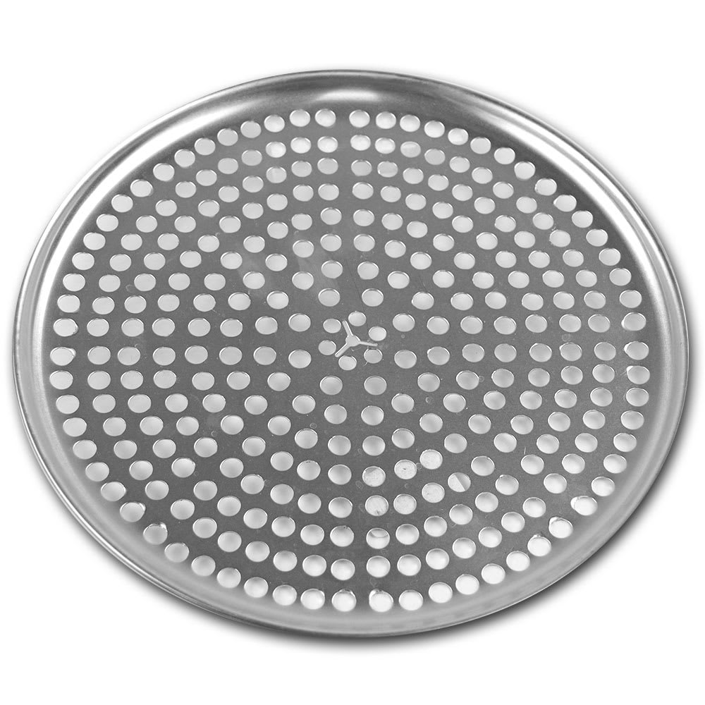 Browne Perforated Pizza Plate, 10" Diameter, 1 mm Gauge Aluminum (575350)
