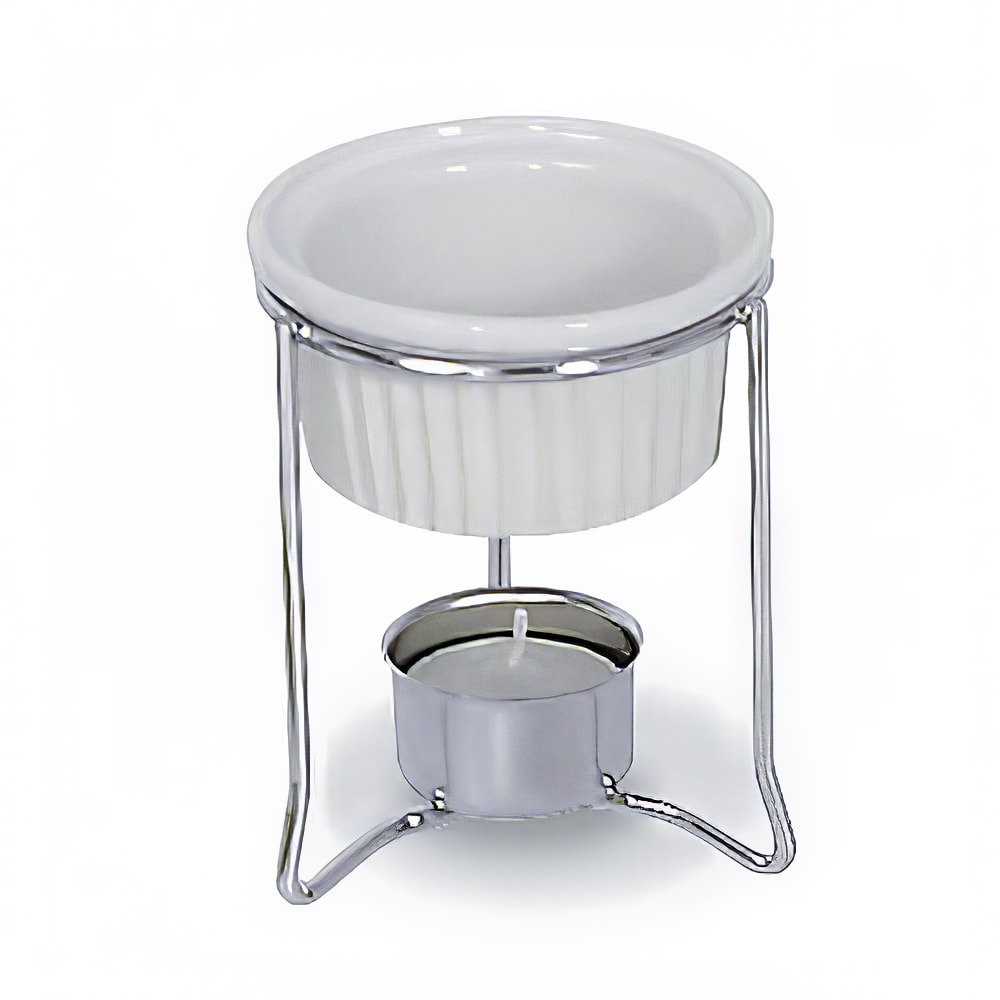 Browne Butter Warmer, with Ceramic Pot, Chrome Plated (575767)