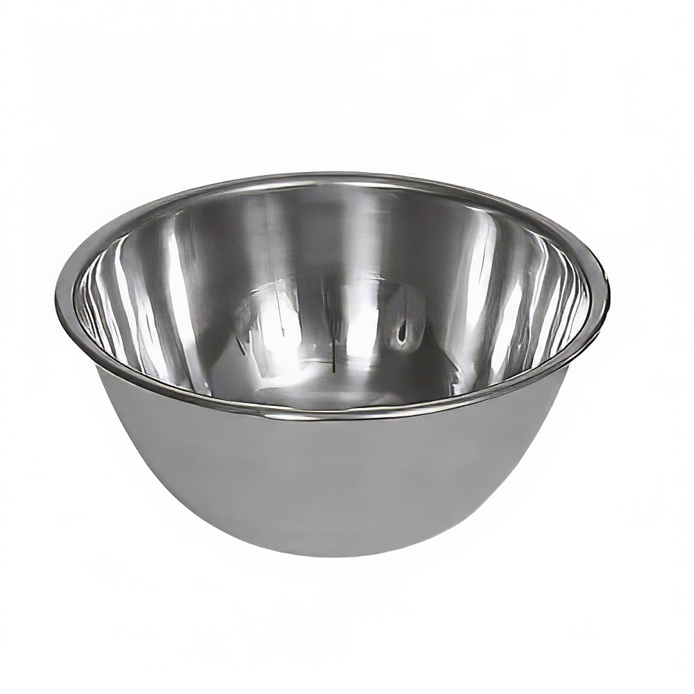Browne 6 qt Mixing Bowl, 10 7/8 in, Deep, 18/8 Stainless Steel (575906)
