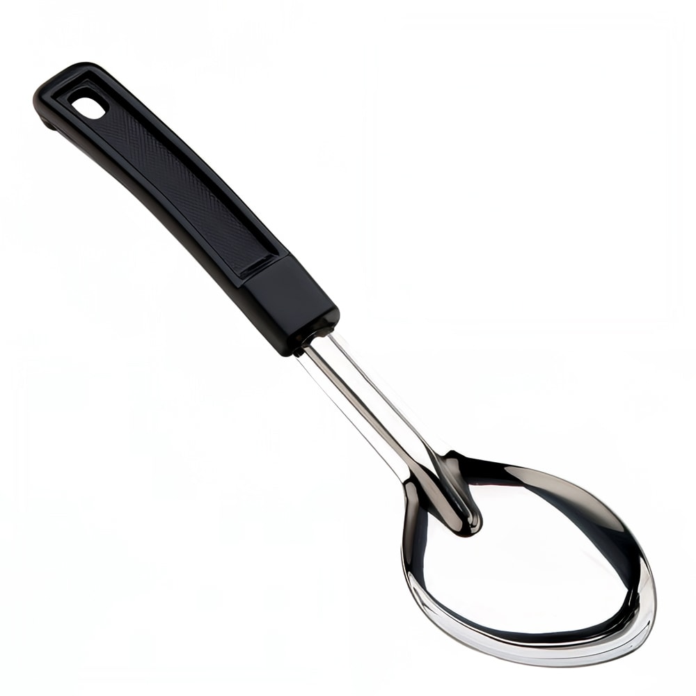 Browne Stainless Steel Serving Spoon, Plastic Handle 13" Solid (572331)