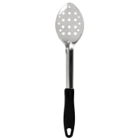 Browne Stainless Steel Serving Spoon, Plastic Handle 13" Perforated (572332) thumbnail 2