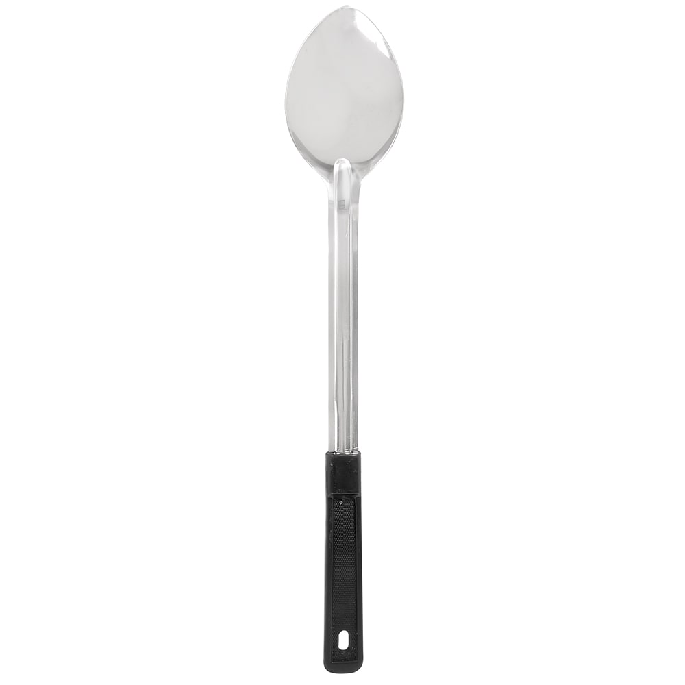 Browne Stainless Steel Serving Spoon, Plastic Handle 15" Solid (572351)
