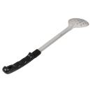 Browne Stainless Steel Serving Spoon, Plastic Handle 15" Perforated (572352) thumbnail 4